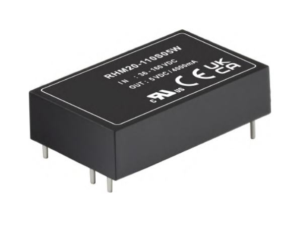 20W DC/DC PCB Mount Power Supply (DIP)